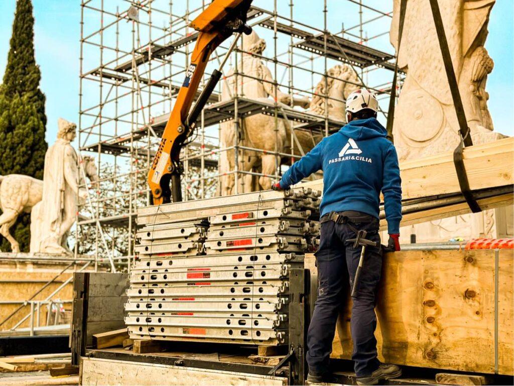 Passari&Cilia_Restauro Dioscuri del Campidoglio